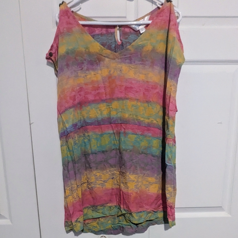 Striped Tunic or Coverup by Hi Tide Maui